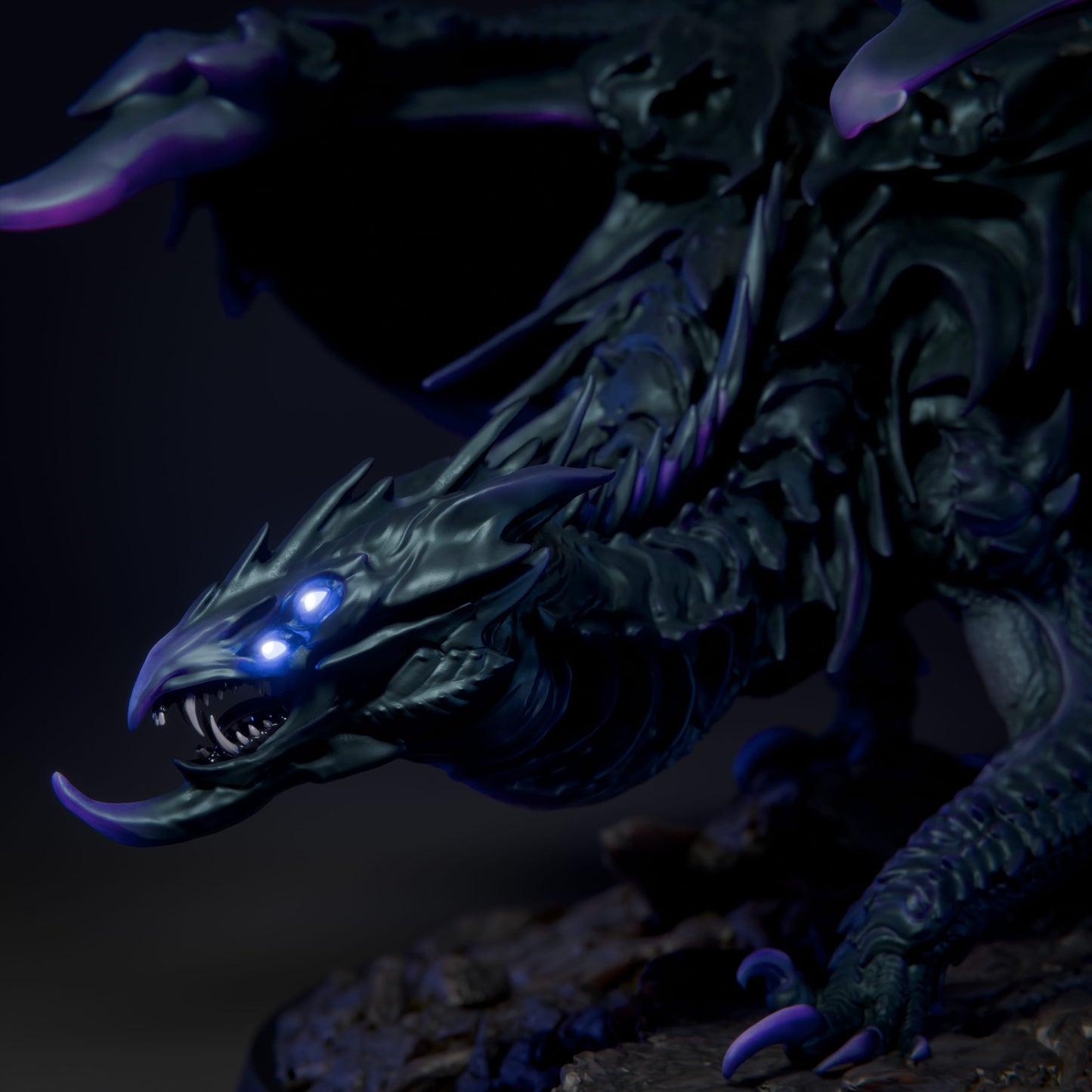 Adult Shadow Dragon - The Silver Crusade - Rescale Miniatures