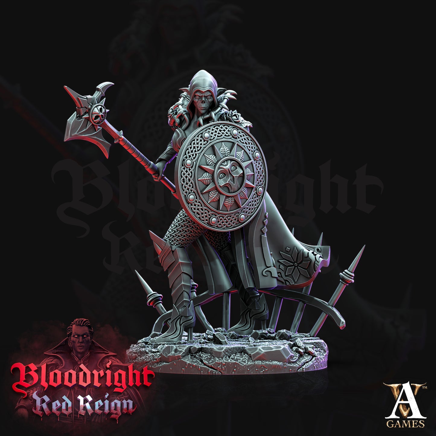 Daughters of Lilith – Vampire Warrior Miniatures | Archvillain Games – Bloodright: Red Reign