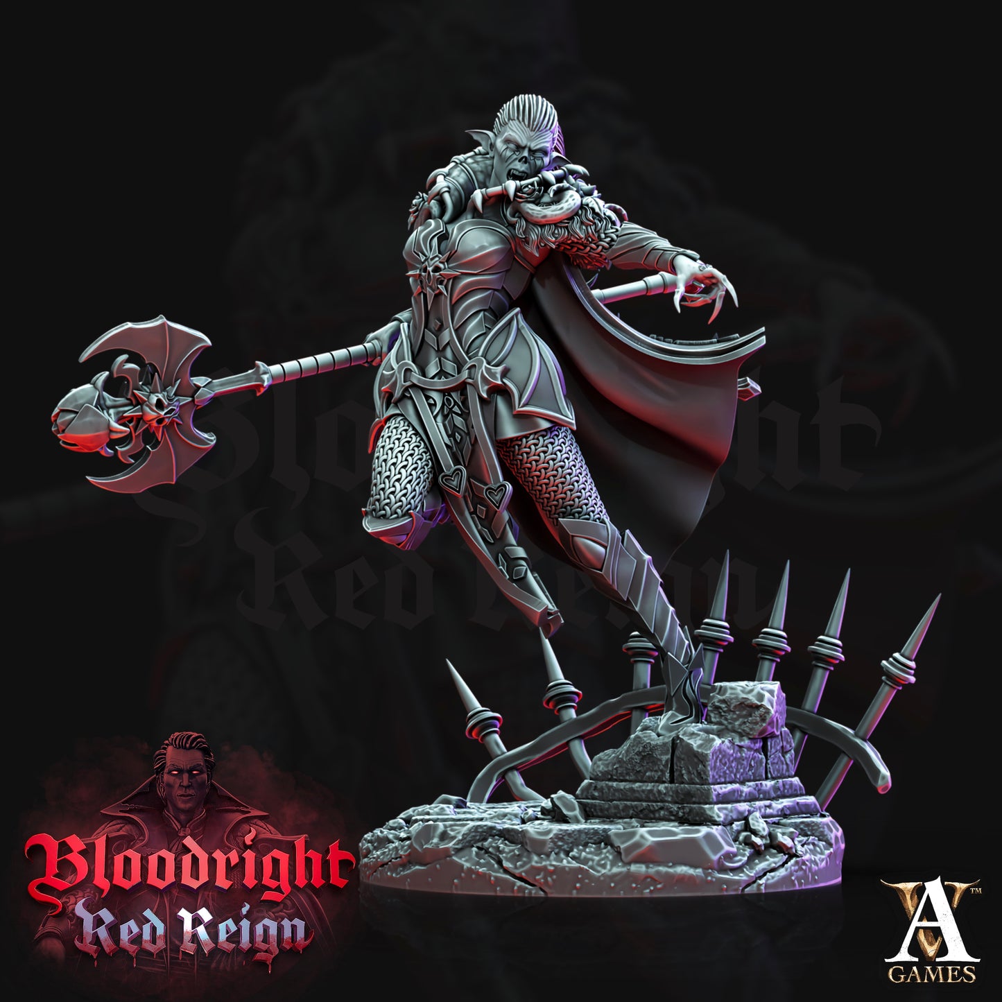 Daughters of Lilith – Vampire Warrior Miniatures | Archvillain Games – Bloodright: Red Reign