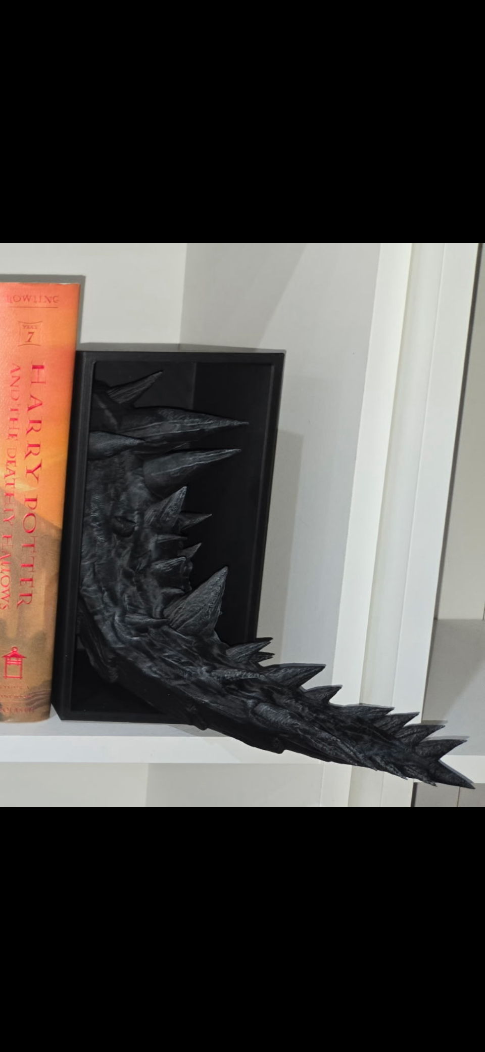 Dragon Book Nook – “Dragon Emerging” & “Tail Too” by CraftyKid3D