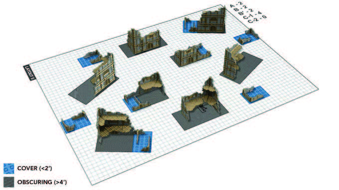 Gothic Ruins Foldable Terrain - Tinker Junkie