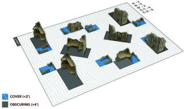 Gothic Ruins Foldable Terrain - Tinker Junkie