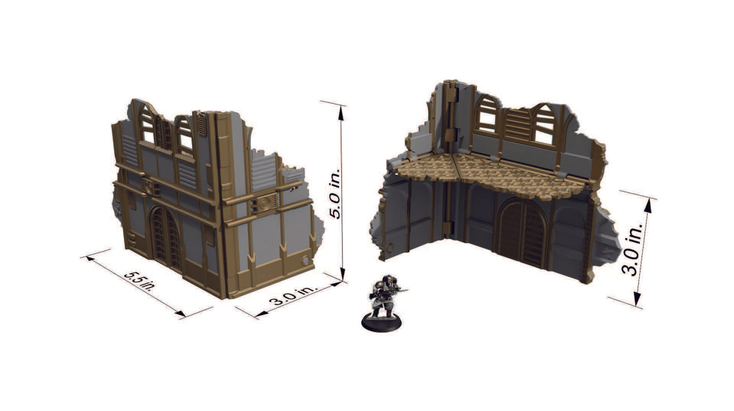 Gothic Ruins Foldable Terrain - Tinker Junkie