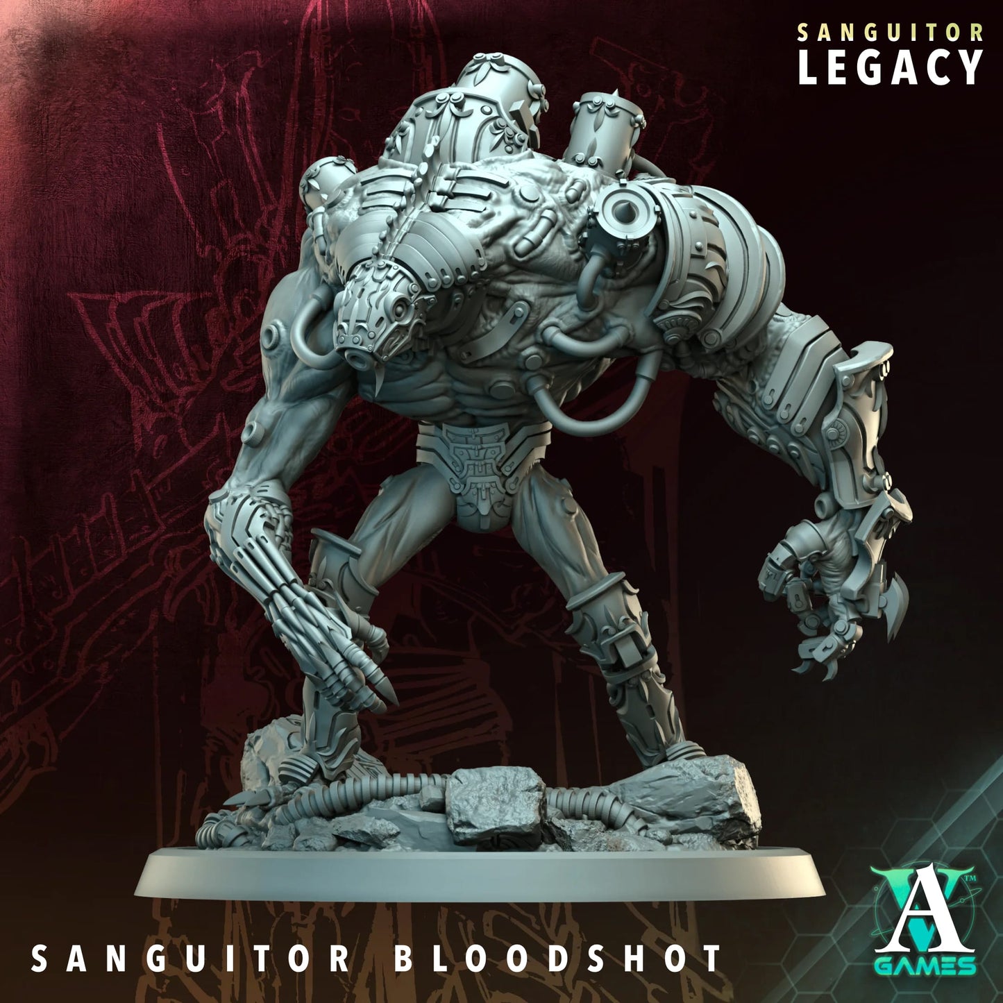 Sanguitor Bloodshot – Sanguitor Legacy Collection – Archvillain Games Miniature