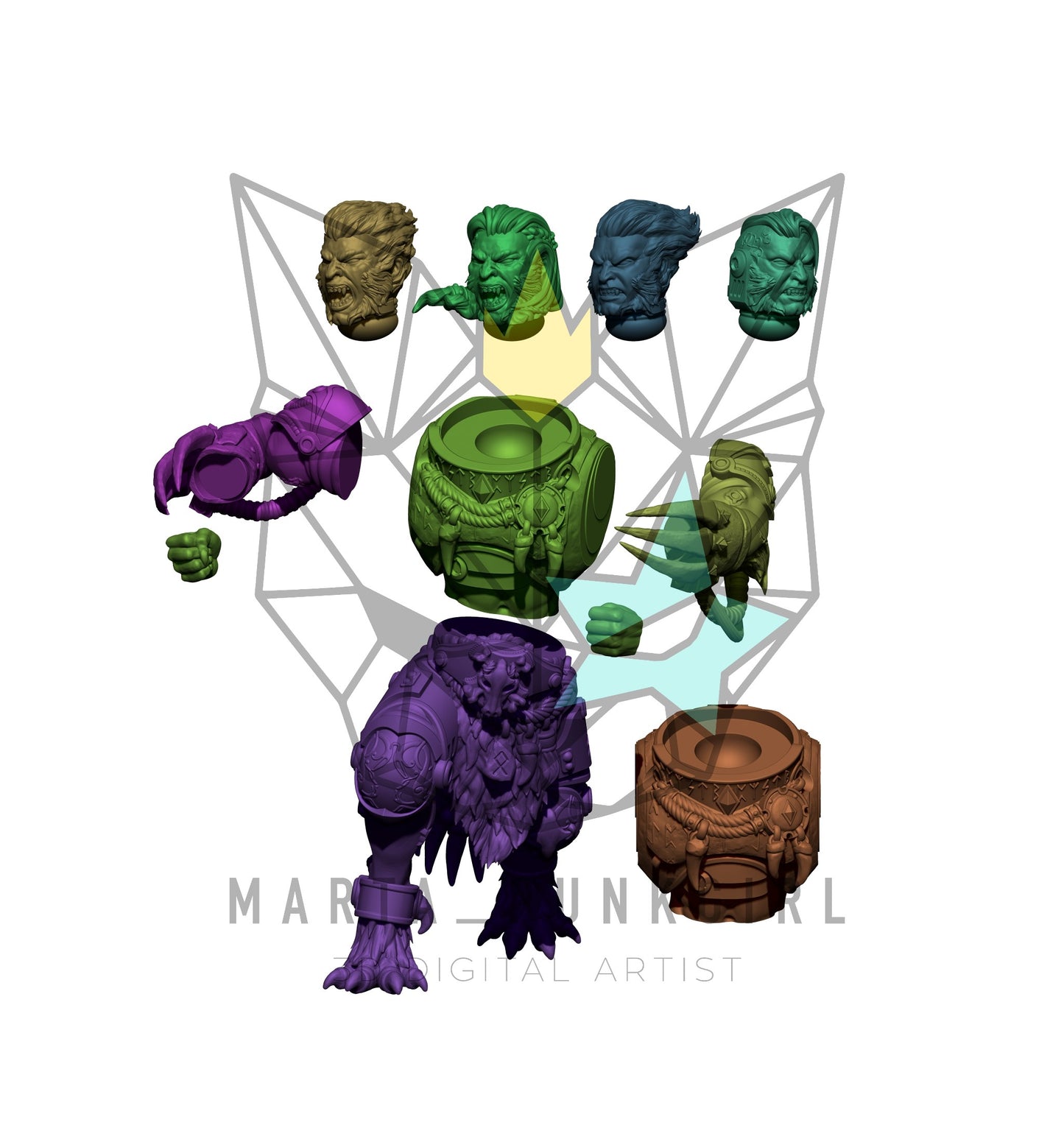 Space Werewolves - Martapunkgirl