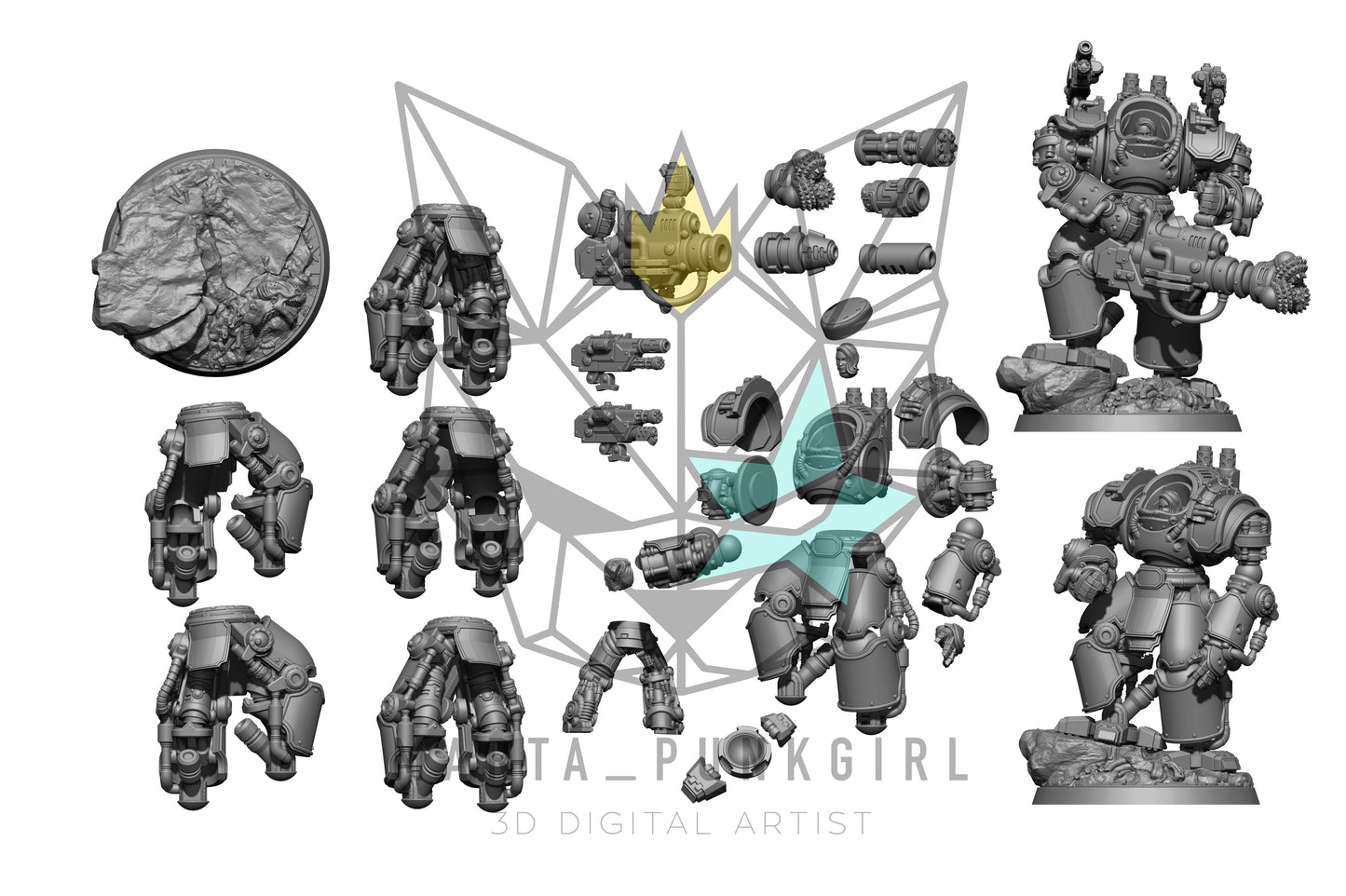 Iron Century Girls sci-fi resin miniatures set
Female trooper 28mm wargame miniature unpainted
Post-apocalyptic sci-fi squad resin models