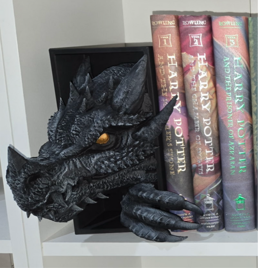 Dragon Book Nook – “Dragon Emerging” & “Tail Too” by CraftyKid3D