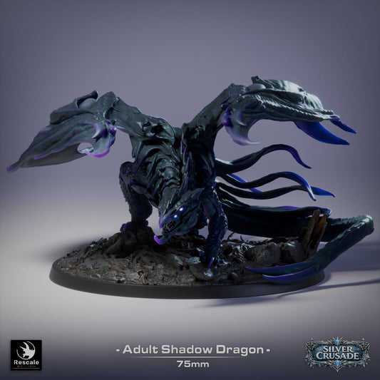 Adult Shadow Dragon - The Silver Crusade - Rescale Miniatures