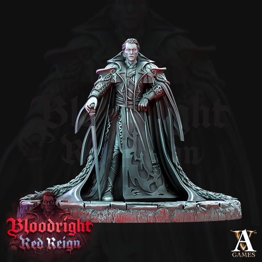 Count Vladimir Rosunescu – Vampire Lord Miniature | Archvillain Games – Bloodright: Red Reign