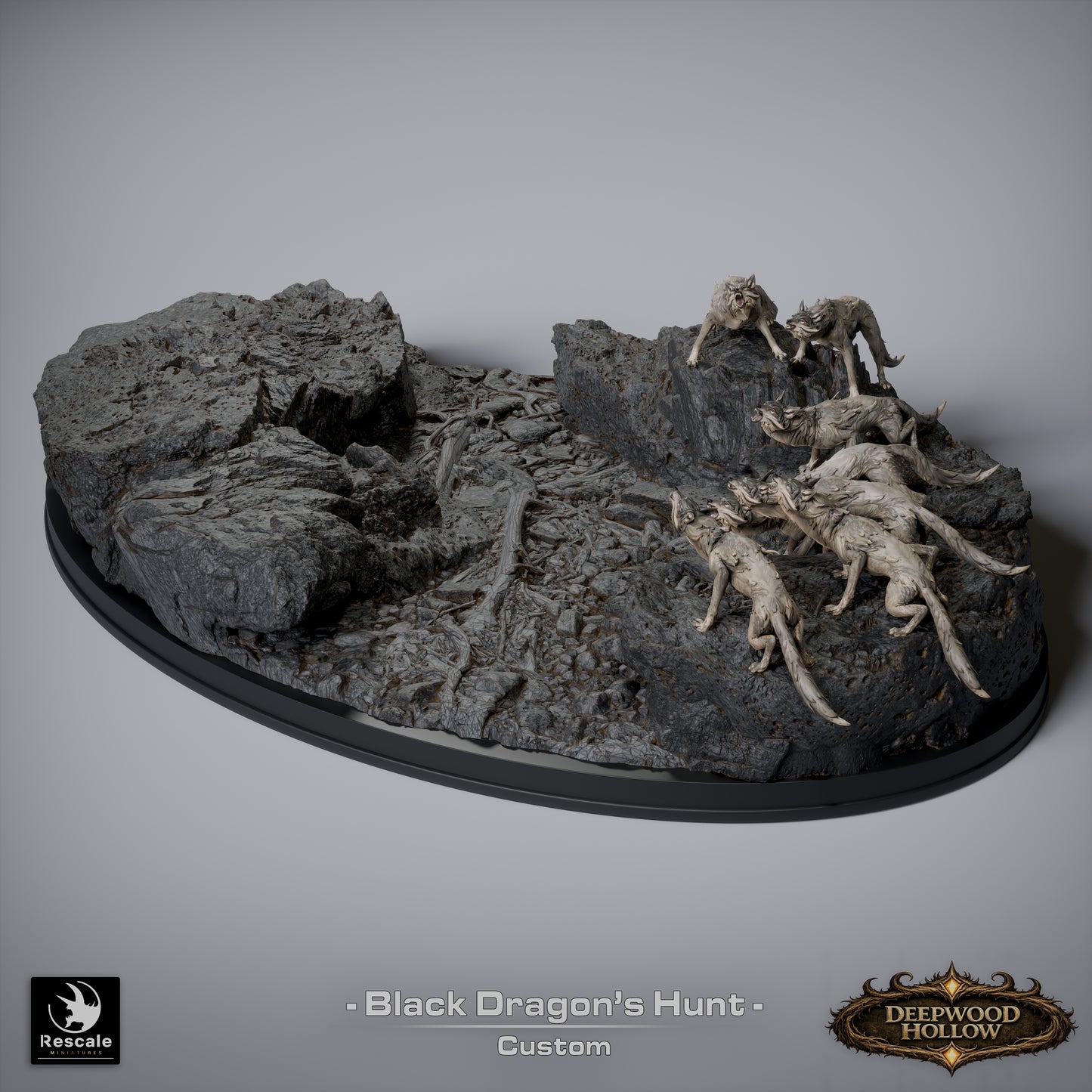 The Black Dragon’s Hunt — Deepwood Hollow Diorama