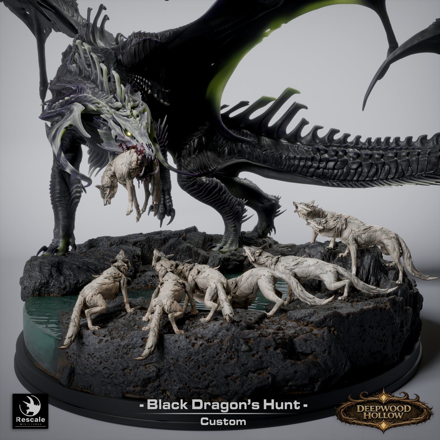 The Black Dragon’s Hunt — Deepwood Hollow Diorama