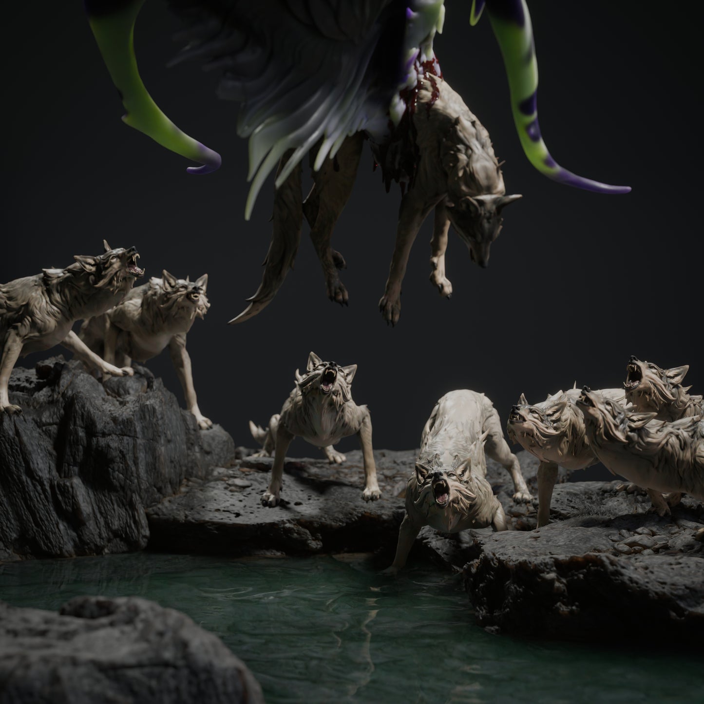 The Black Dragon’s Hunt — Deepwood Hollow Diorama