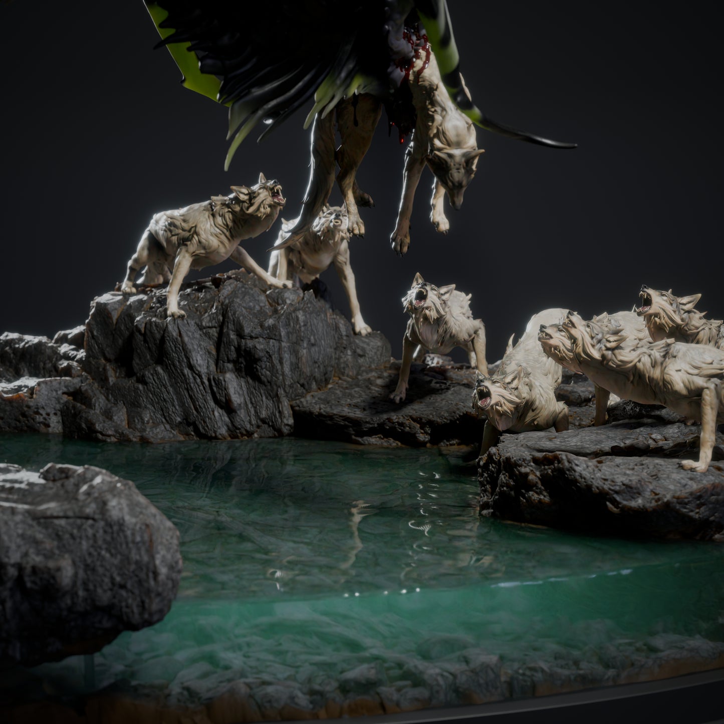 The Black Dragon’s Hunt — Deepwood Hollow Diorama