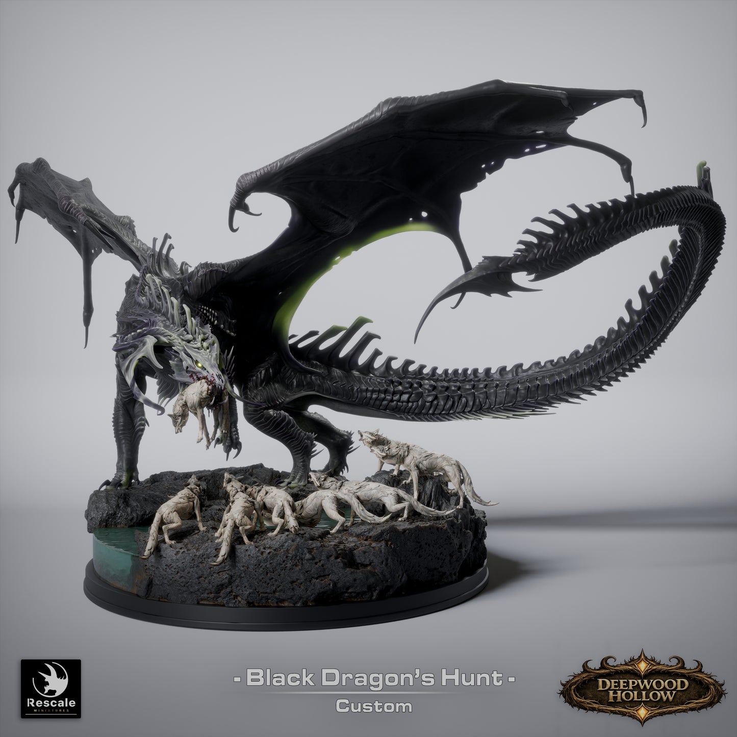 The Black Dragon’s Hunt — Deepwood Hollow Diorama