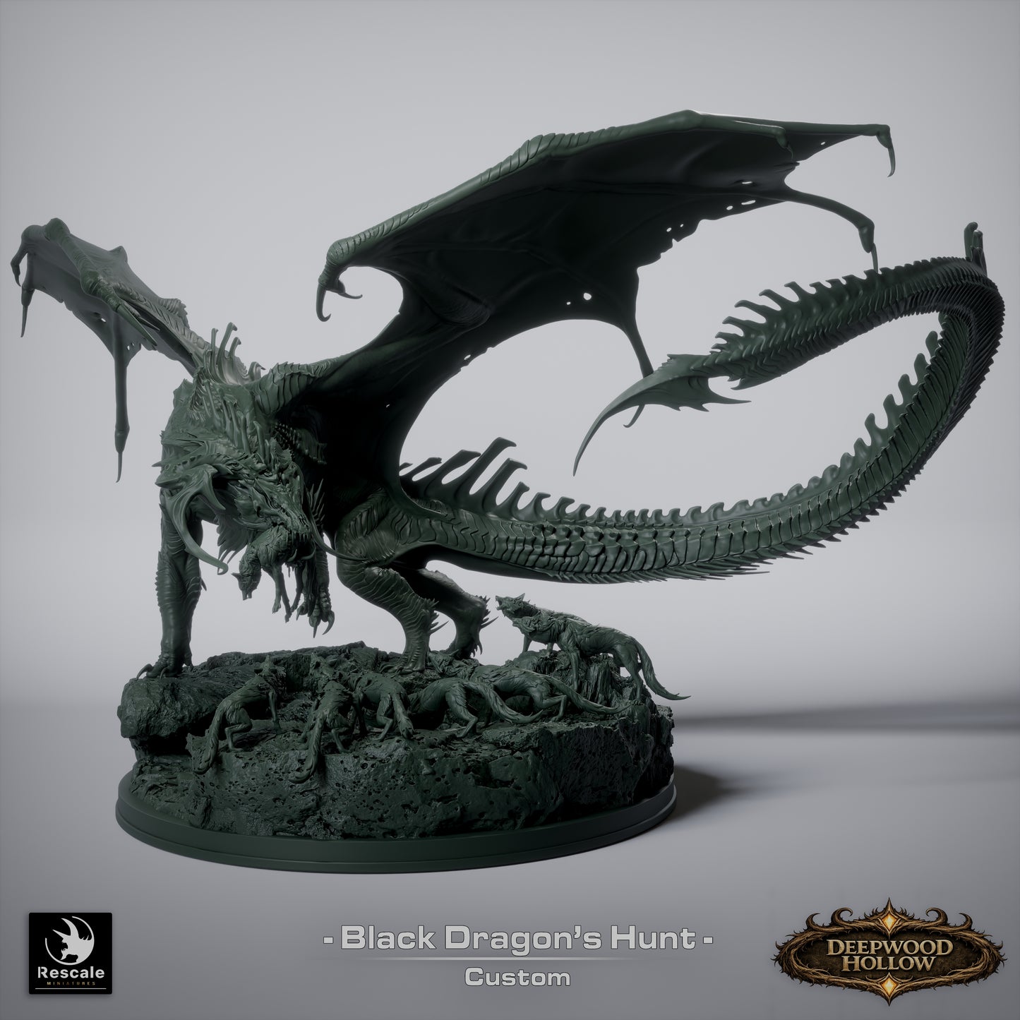The Black Dragon’s Hunt — Deepwood Hollow Diorama