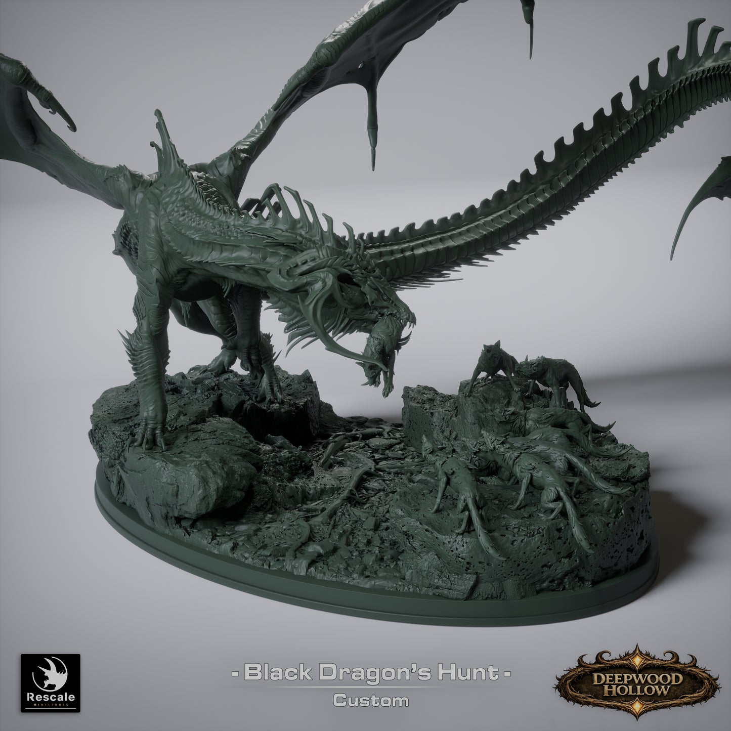 The Black Dragon’s Hunt — Deepwood Hollow Diorama