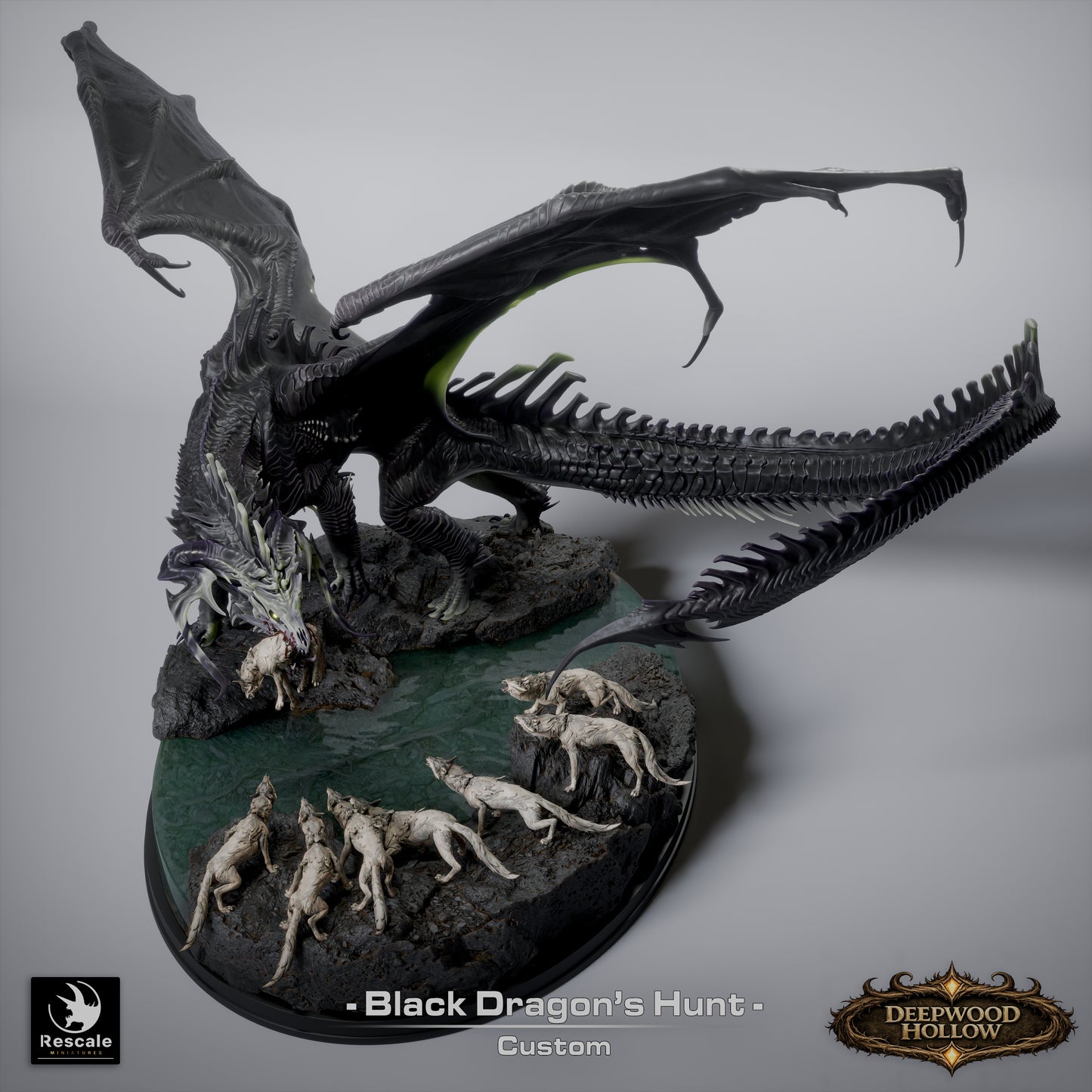 The Black Dragon’s Hunt — Deepwood Hollow Diorama