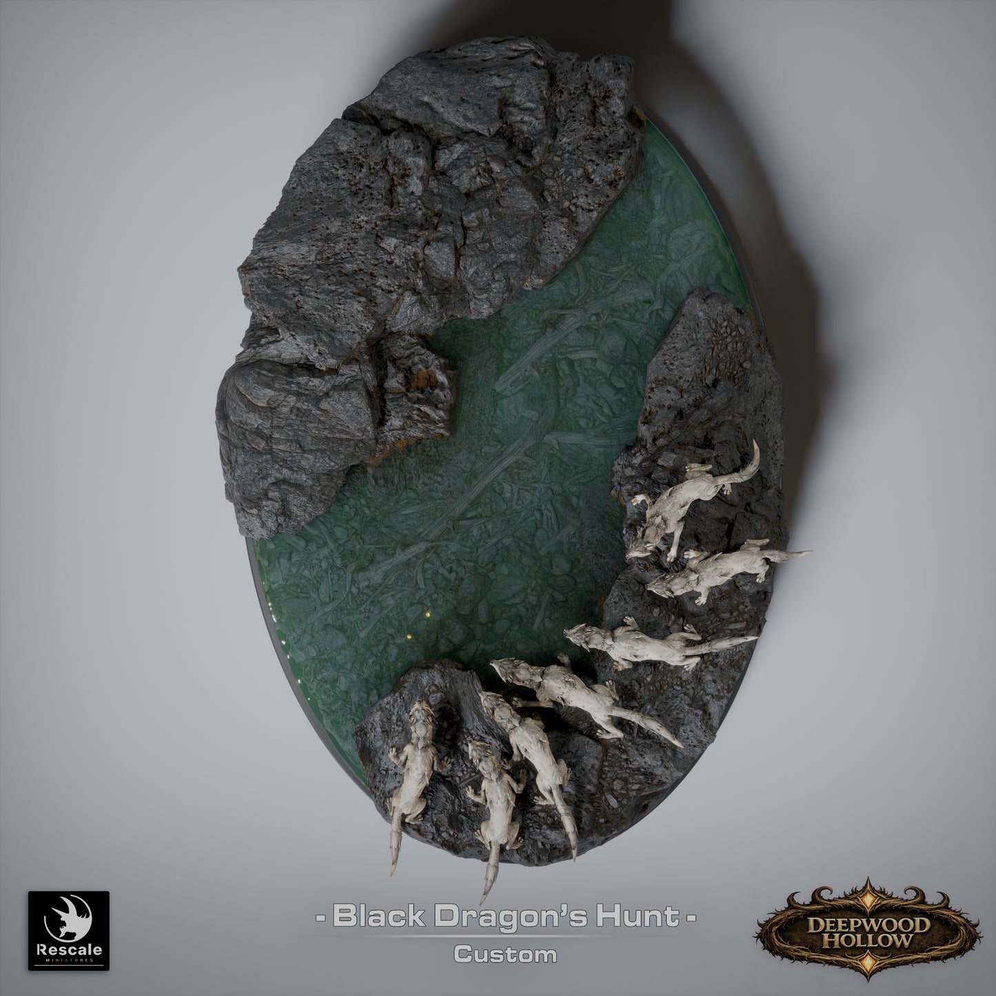 The Black Dragon’s Hunt — Deepwood Hollow Diorama