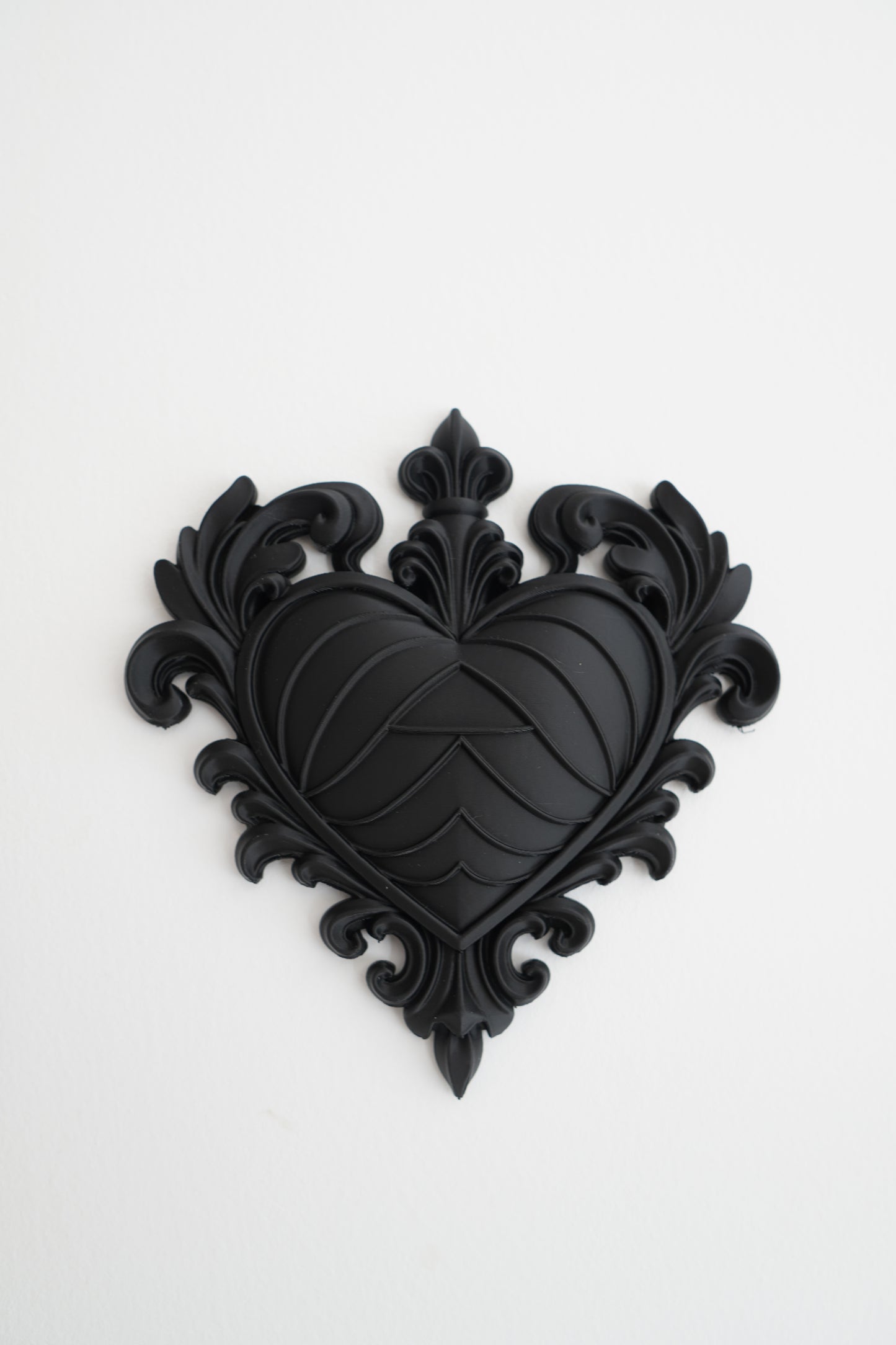 Dark Gothic Heart Wall Plaque