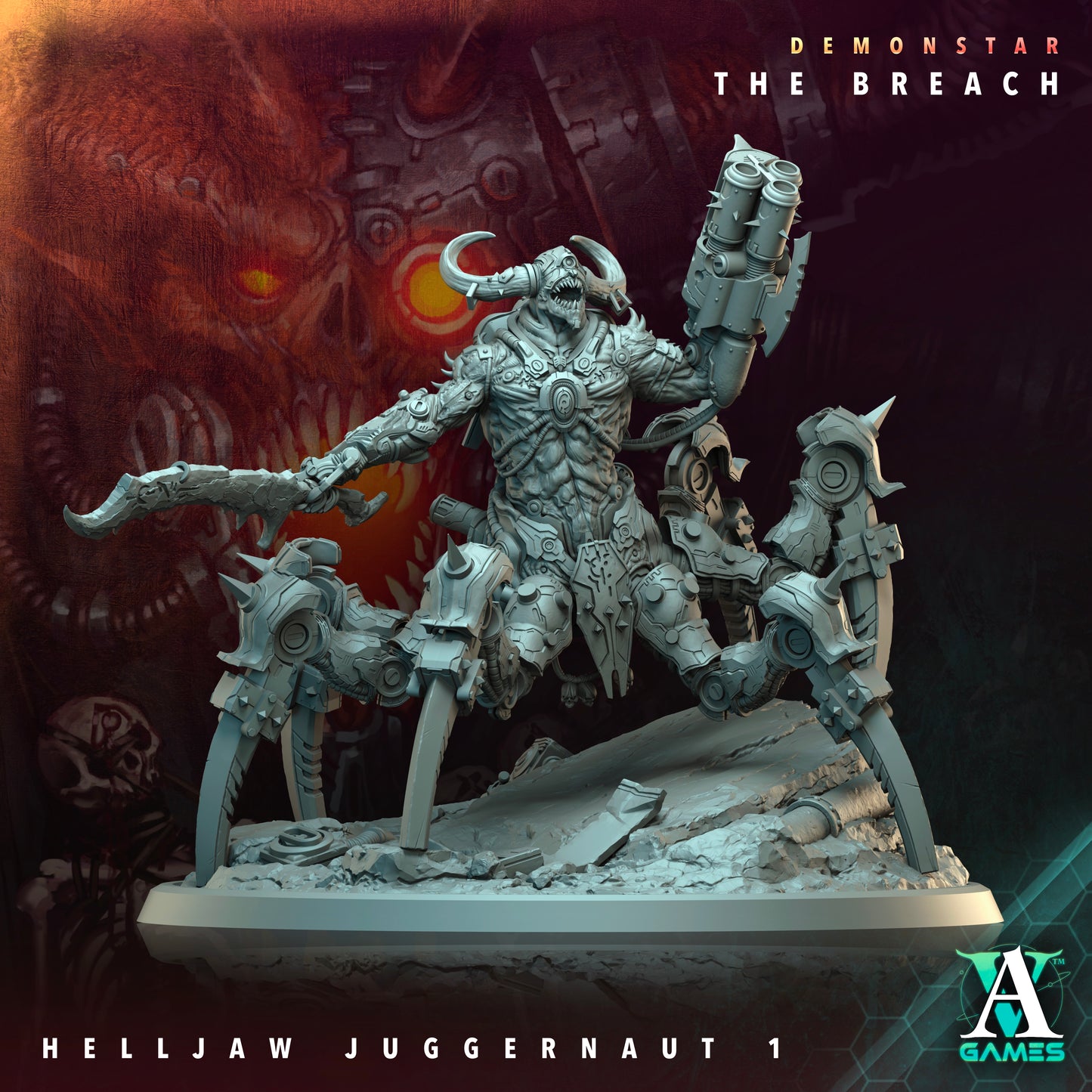 HELLJAW JUGGERNAUT – DEMONSTAR: THE BREACH
