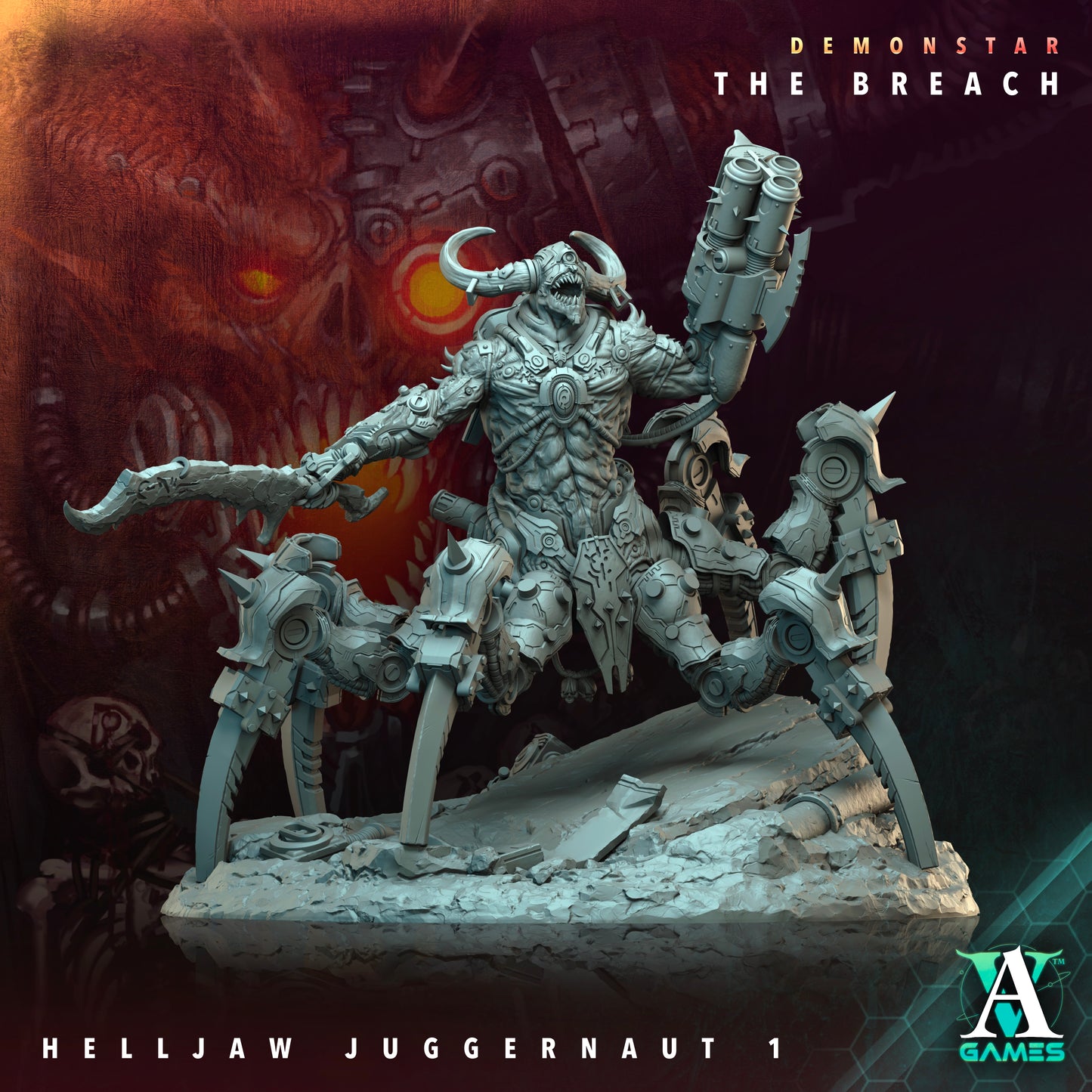 HELLJAW JUGGERNAUT – DEMONSTAR: THE BREACH