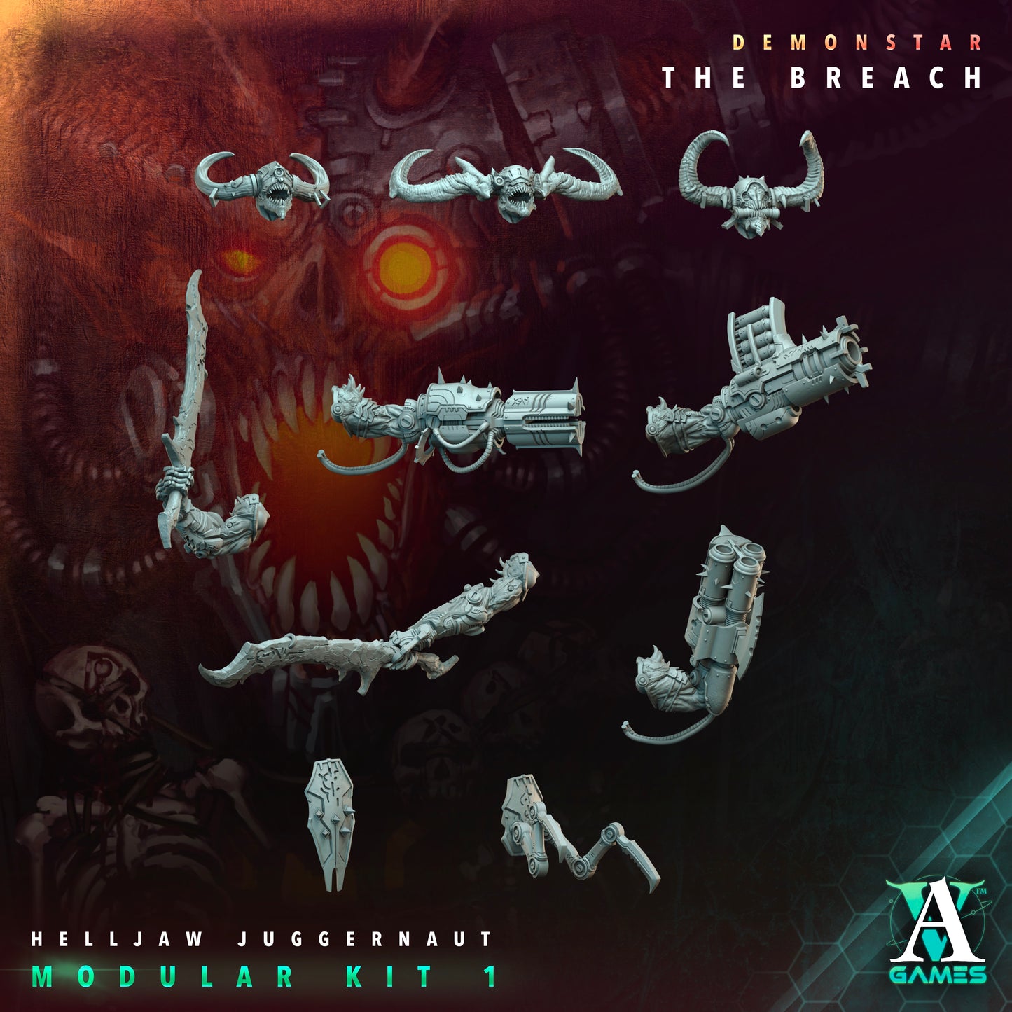 HELLJAW JUGGERNAUT – DEMONSTAR: THE BREACH