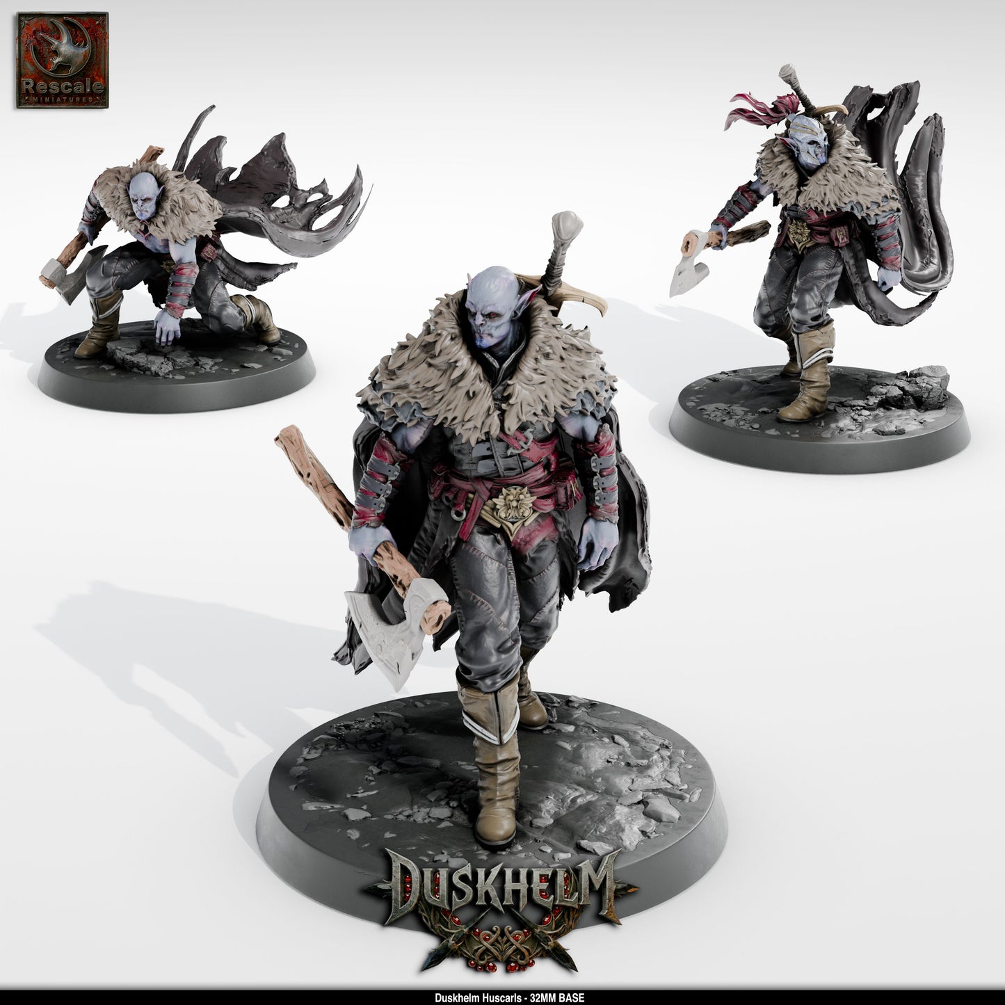 The Vampire Duskhelm Huscarls -Duskhelm by Rescale Miniatures