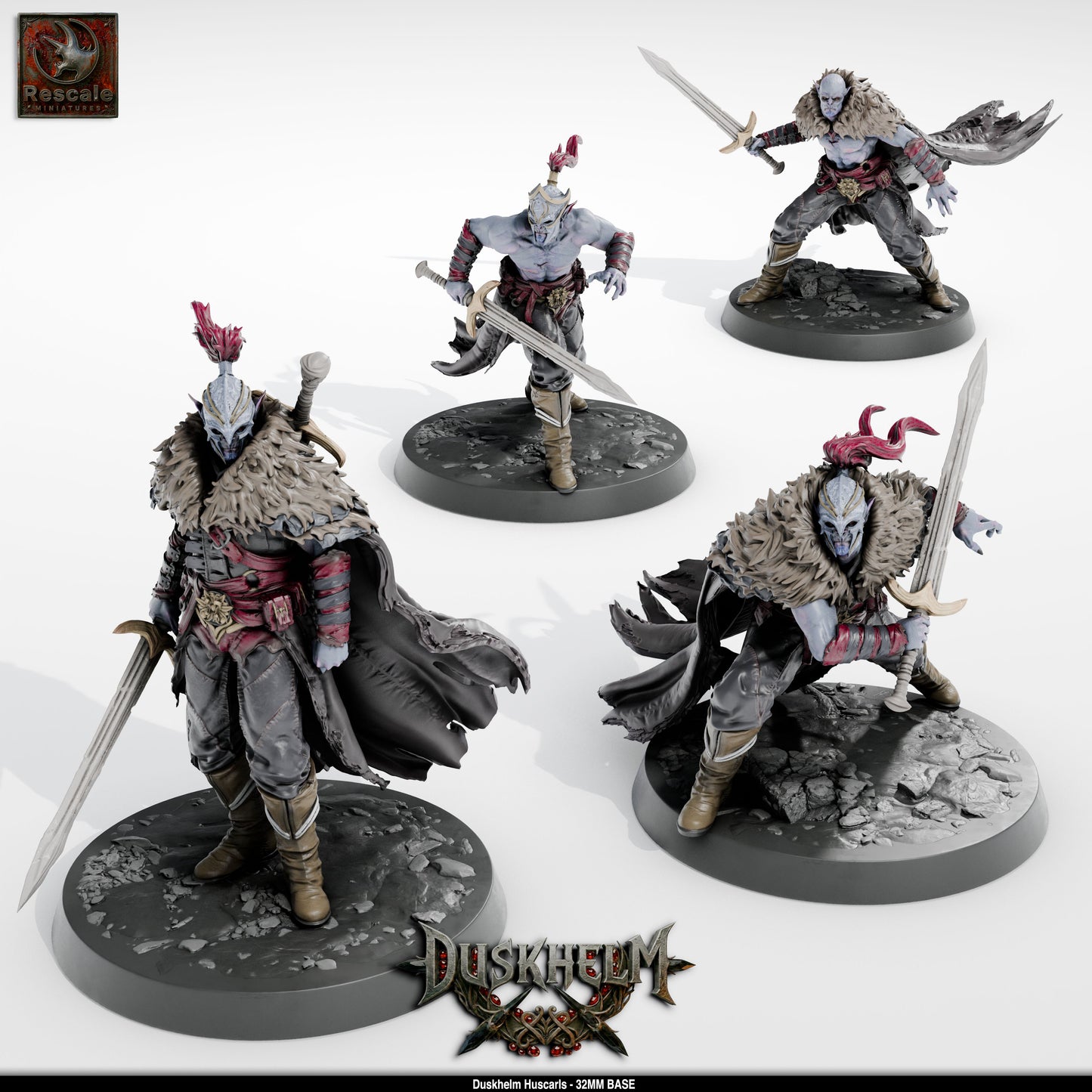 The Vampire Duskhelm Huscarls -Duskhelm by Rescale Miniatures