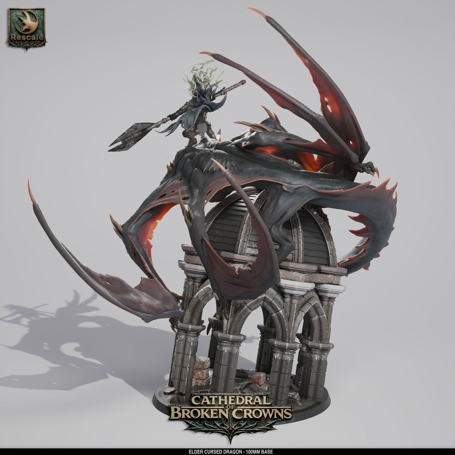 Elder Cursed Dragon – Cathedral of Broken Crowns