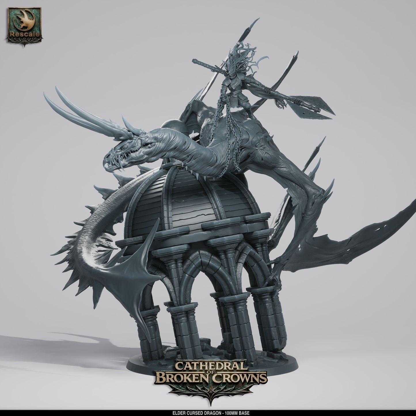 Elder Cursed Dragon – Cathedral of Broken Crowns
