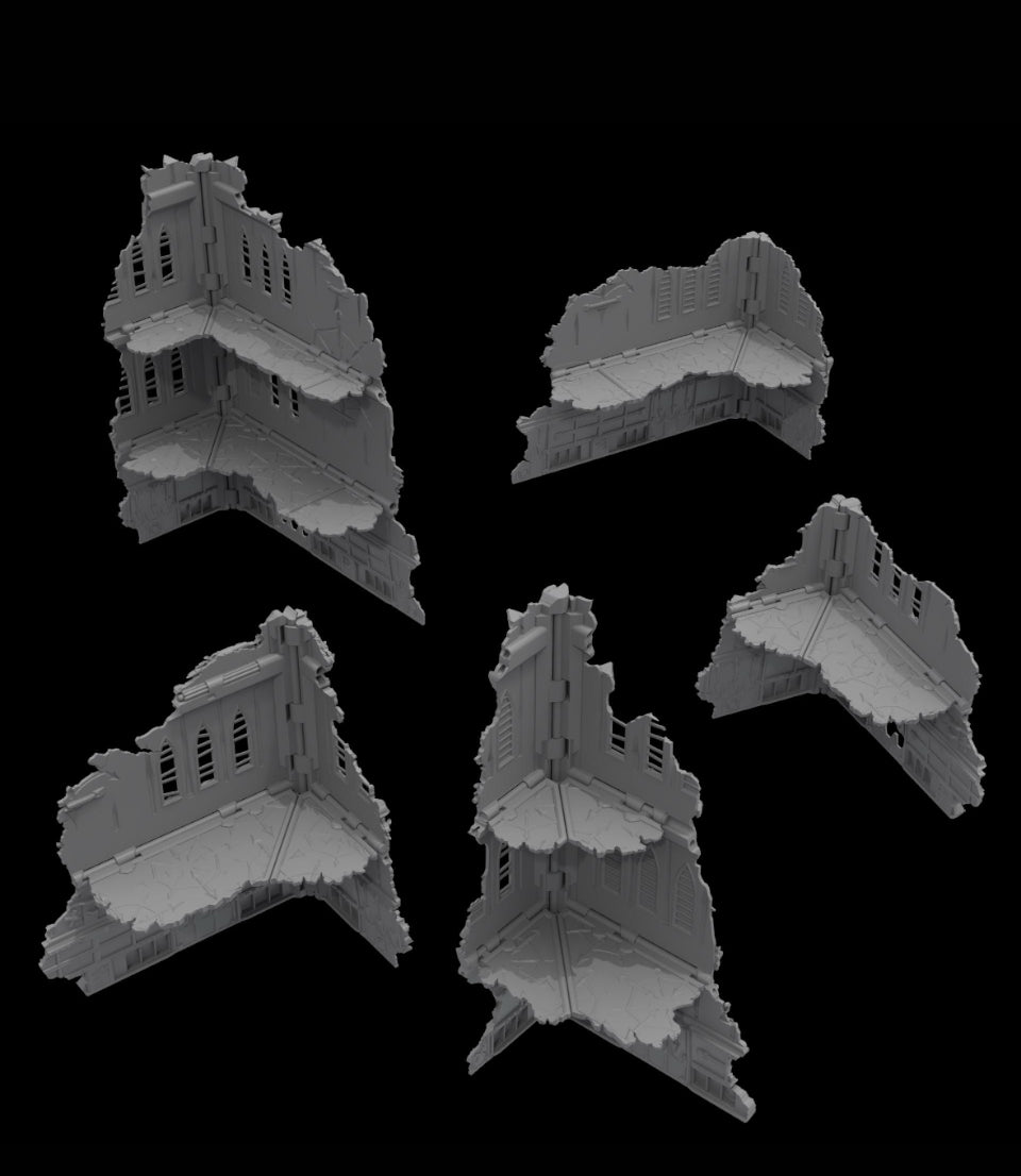 Foldable Chaos Terrain Set – Modular Sci-Fi Wargaming Terrain | Tinker Junkie