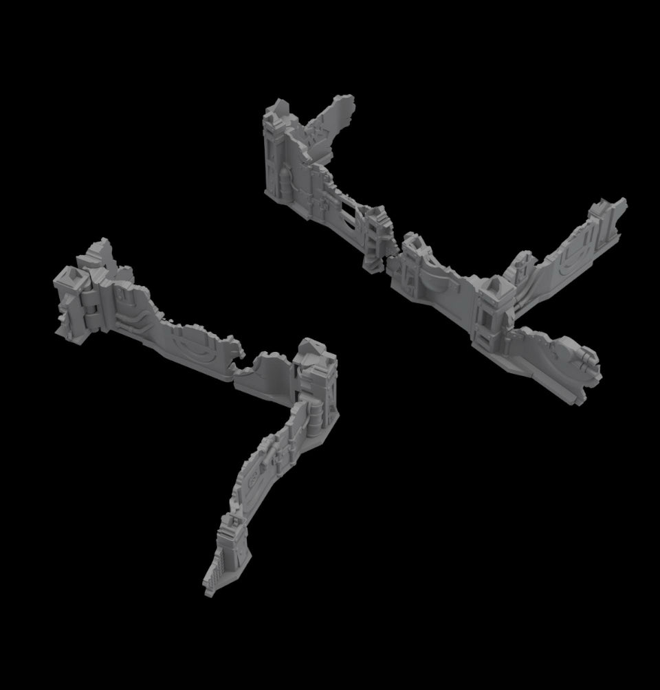 Foldable Space Pork Terrain Set – Modular Sci-Fi Tabletop Terrain | Tinker Junkie