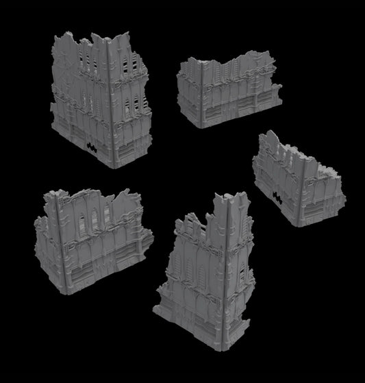 Foldable Chaos Terrain Set – Modular Sci-Fi Wargaming Terrain | Tinker Junkie