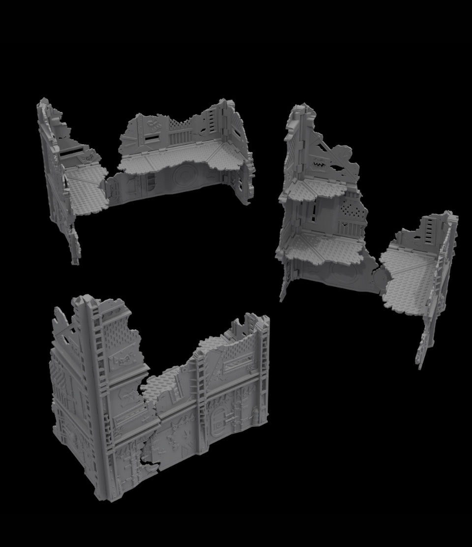Foldable Space Pork Terrain Set – Modular Sci-Fi Tabletop Terrain | Tinker Junkie