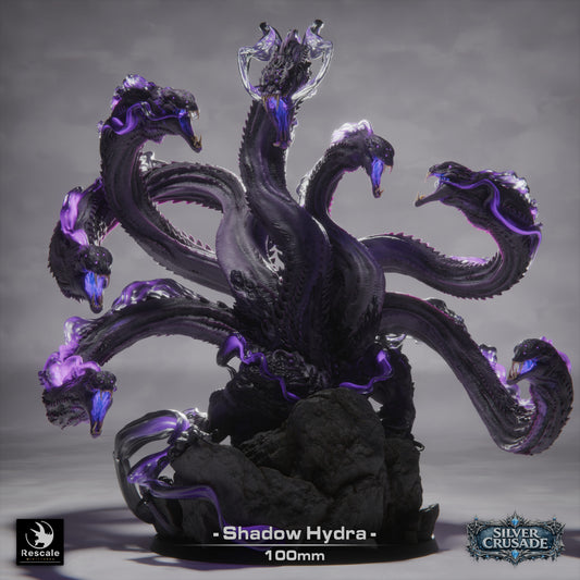 Shadow Hydra Miniature – Large Fantasy Boss Monster