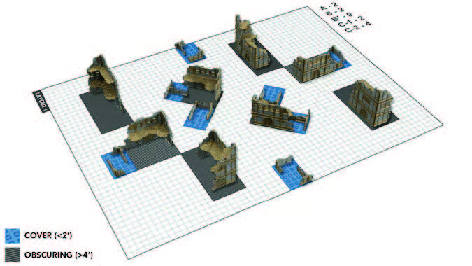 Gothic Ruins Foldable Terrain - Tinker Junkie