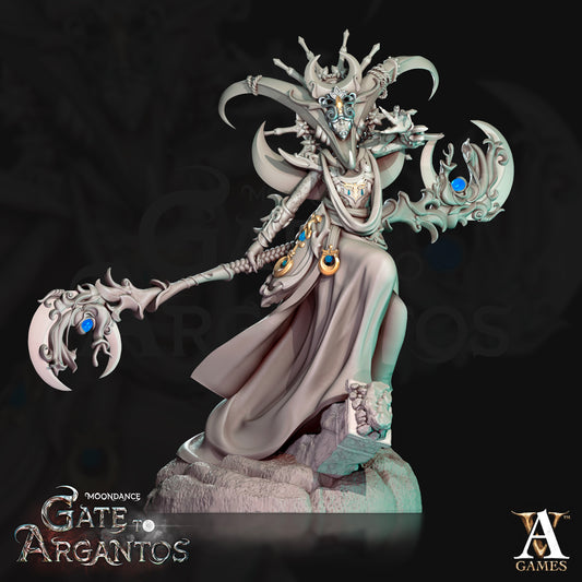 Mages of the Crescent – Moondance Gate to Argantos – Archvillain Games Infantry Set (4 Models)