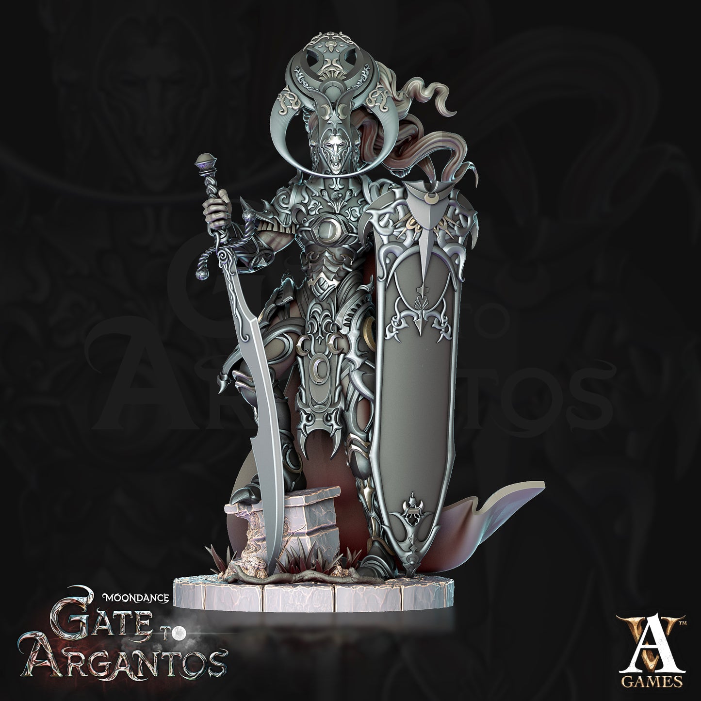 Panselenoi – Moondance Gate to Argantos – Archvillain Games Elite Infantry Set (4 Models)