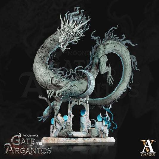 Penumbrus Moon Herald – Moondance Gate to Argantos – Archvillain Games Centerpiece Miniature