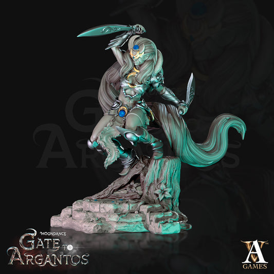 Sisters of the Black Moon – Moondance Gate to Argantos – Archvillain Games Infantry Set (4 Models)