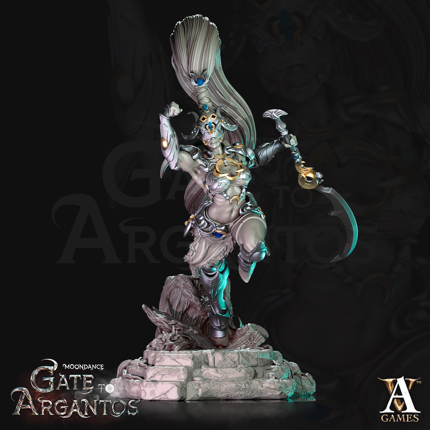 Sisters of the Black Moon – Moondance Gate to Argantos – Archvillain Games Infantry Set (4 Models)