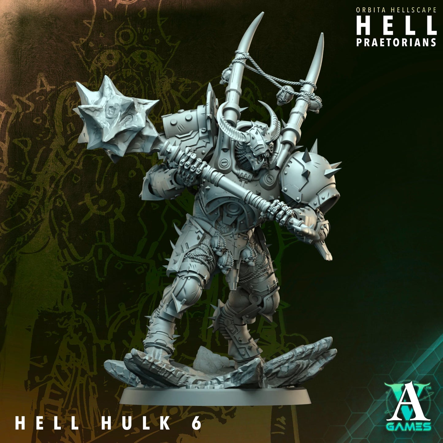 Hell Hulk Bundle (9–10 Models) w/ Optional Hell Prince | Archvillain Games