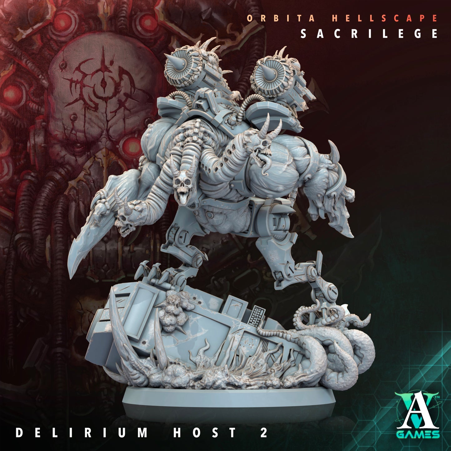 Delirium Host – 75mm Bio-Mechanical Creatures | Archvillain Games