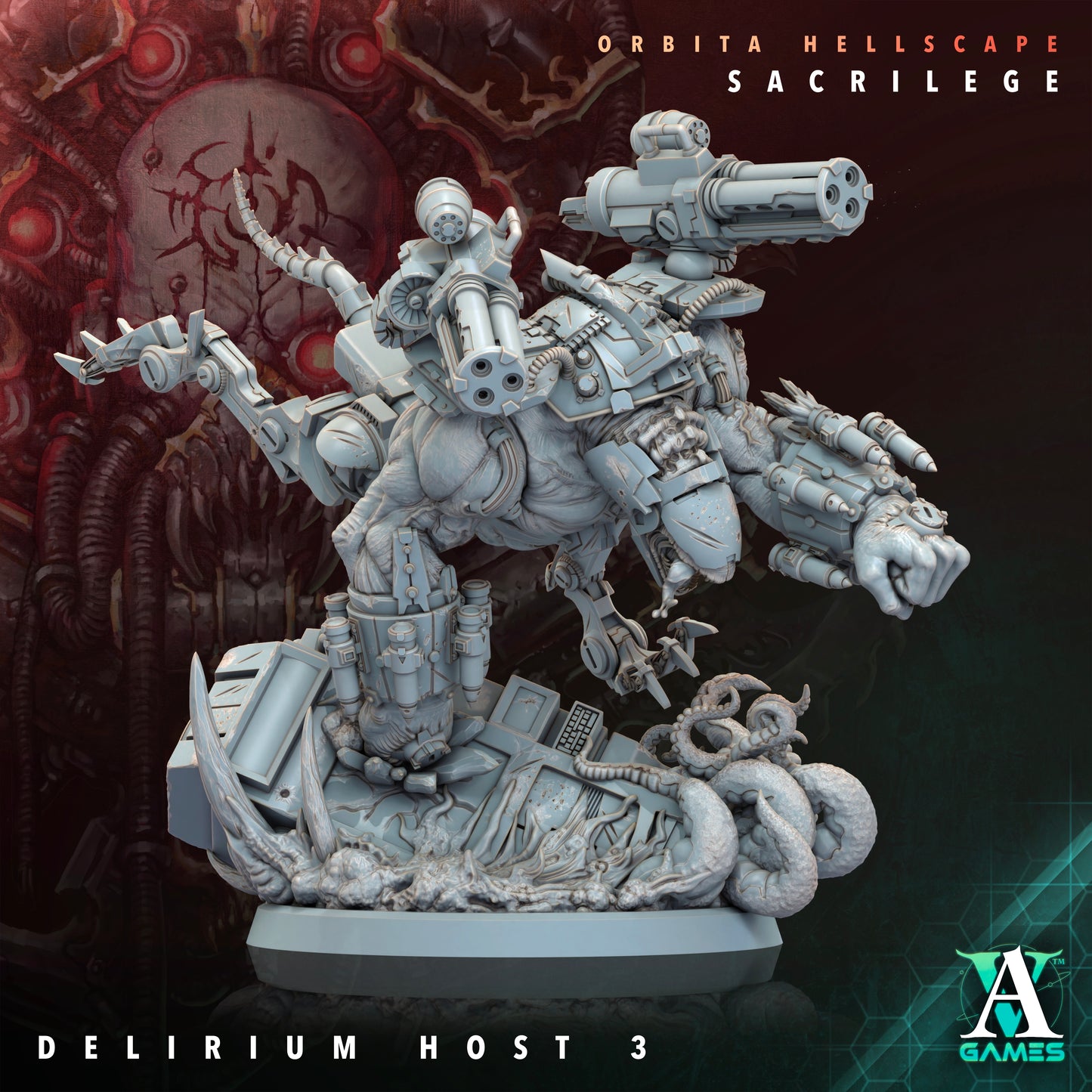 Delirium Host – 75mm Bio-Mechanical Creatures | Archvillain Games