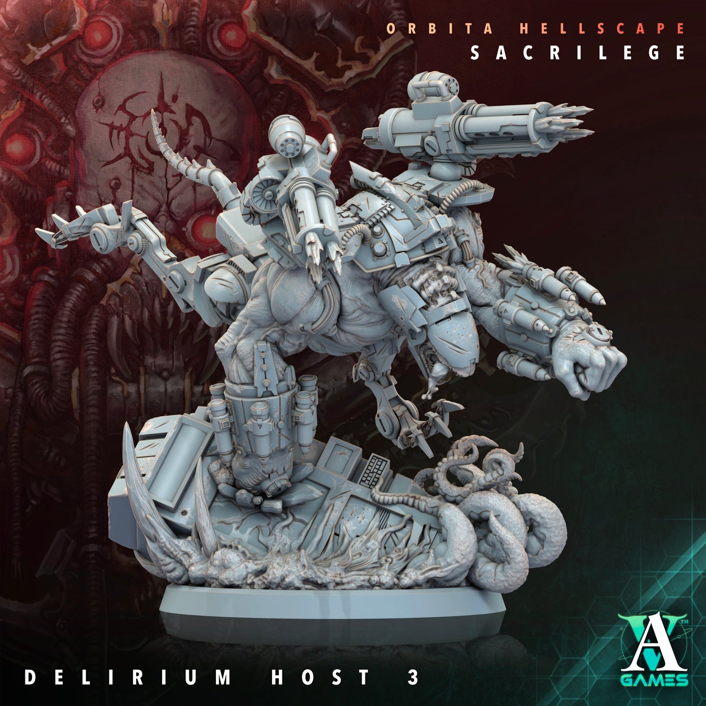 Delirium Host – 75mm Bio-Mechanical Creatures | Archvillain Games