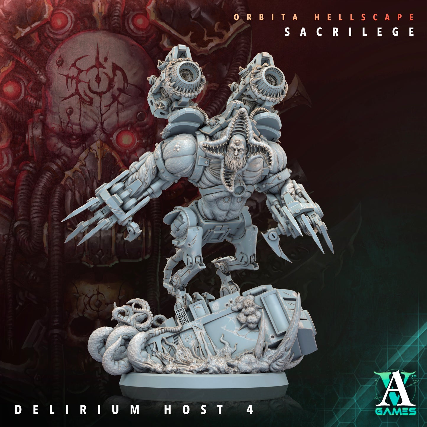 Delirium Host – 75mm Bio-Mechanical Creatures | Archvillain Games