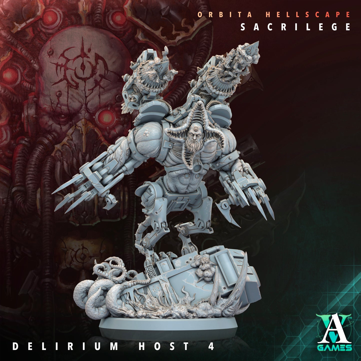 Delirium Host – 75mm Bio-Mechanical Creatures | Archvillain Games