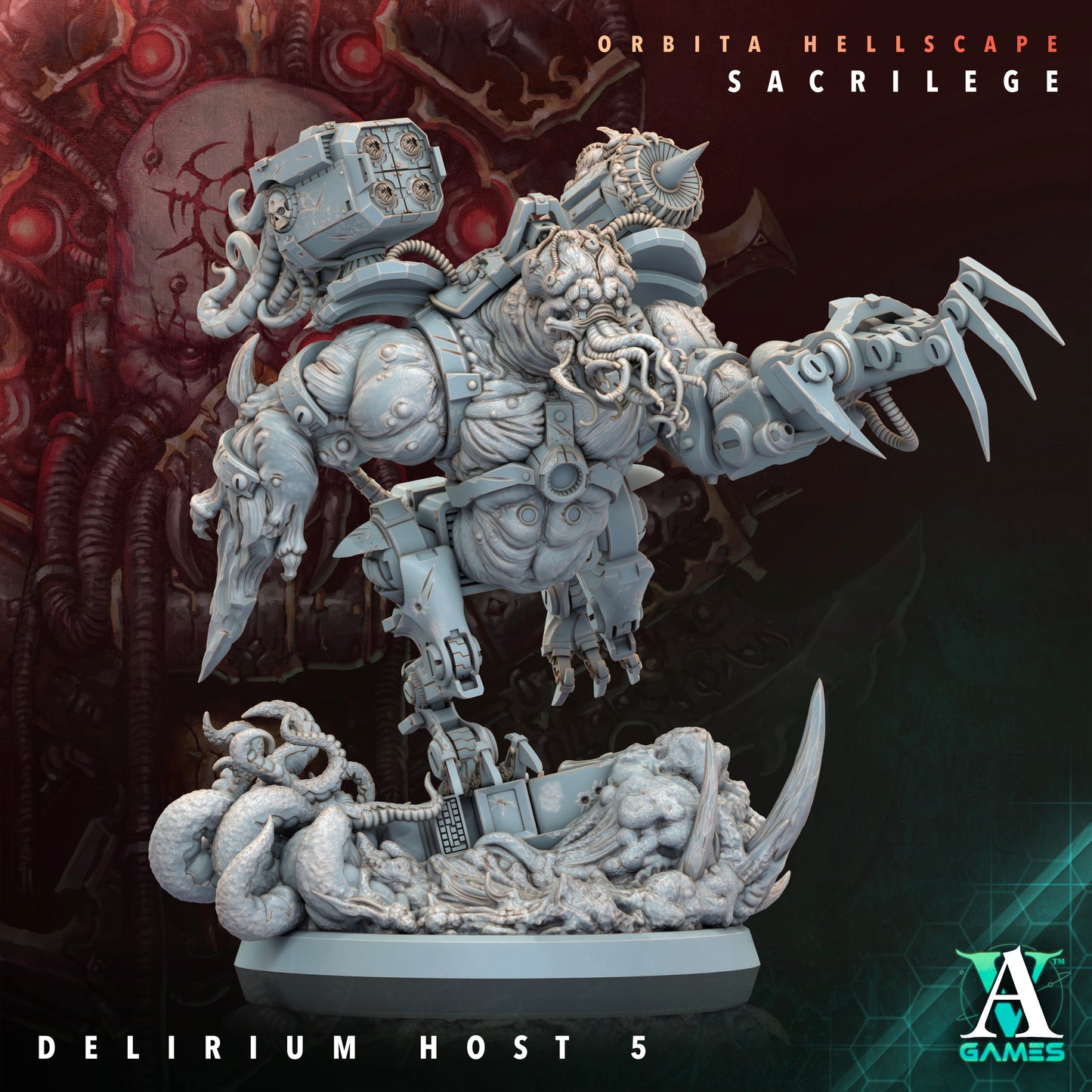 Delirium Host – 75mm Bio-Mechanical Creatures | Archvillain Games
