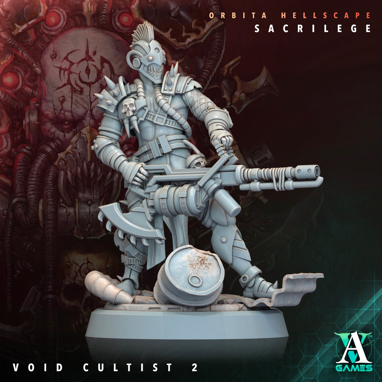 Void Cultists (Set of 5) Orbita Hellscape: Sacrilege - Archvillain Games