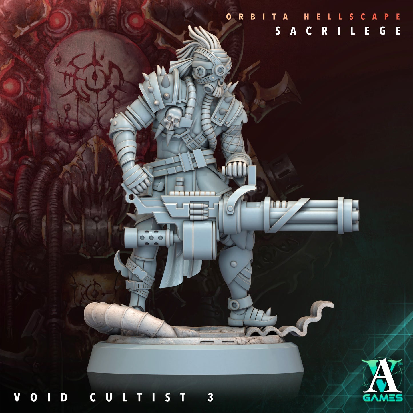 Void Cultists (Set of 5) Orbita Hellscape: Sacrilege - Archvillain Games